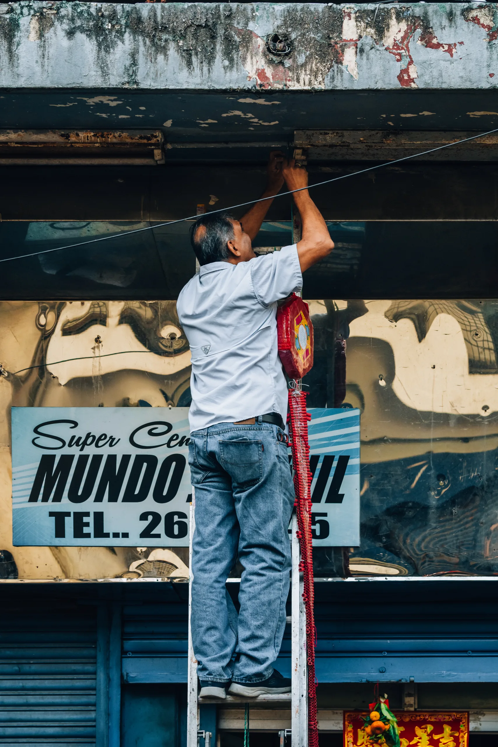 Preparando el Año nuevo chino en Panamá