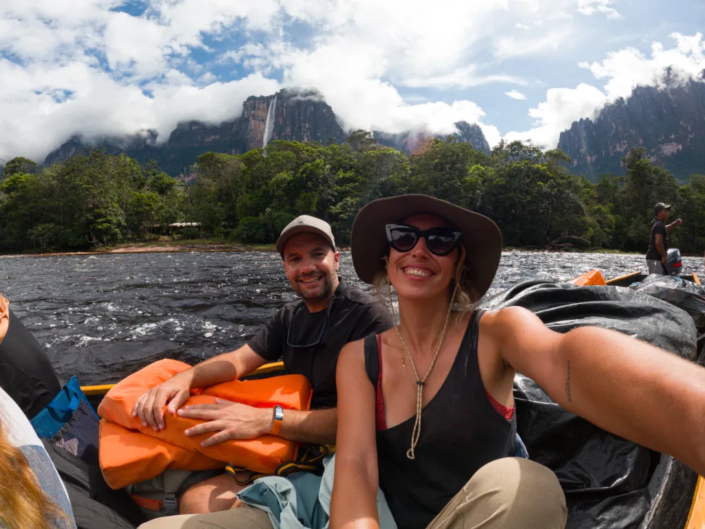 En Venezuela, en el Salto del Ángel
