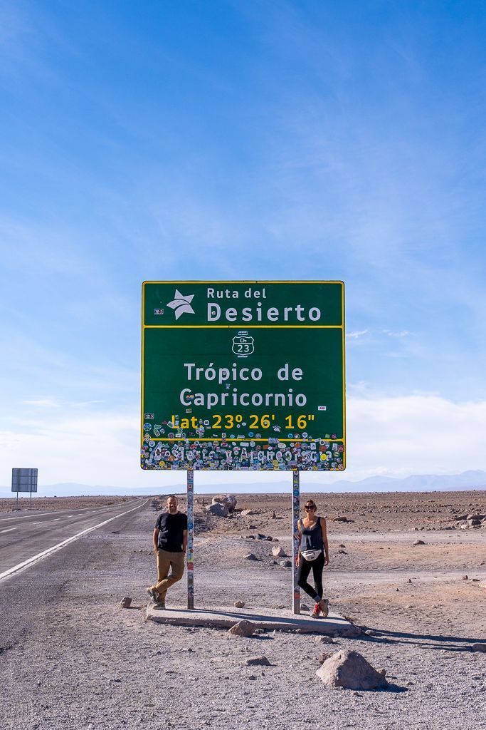 Trópico de Capricornio, Chile