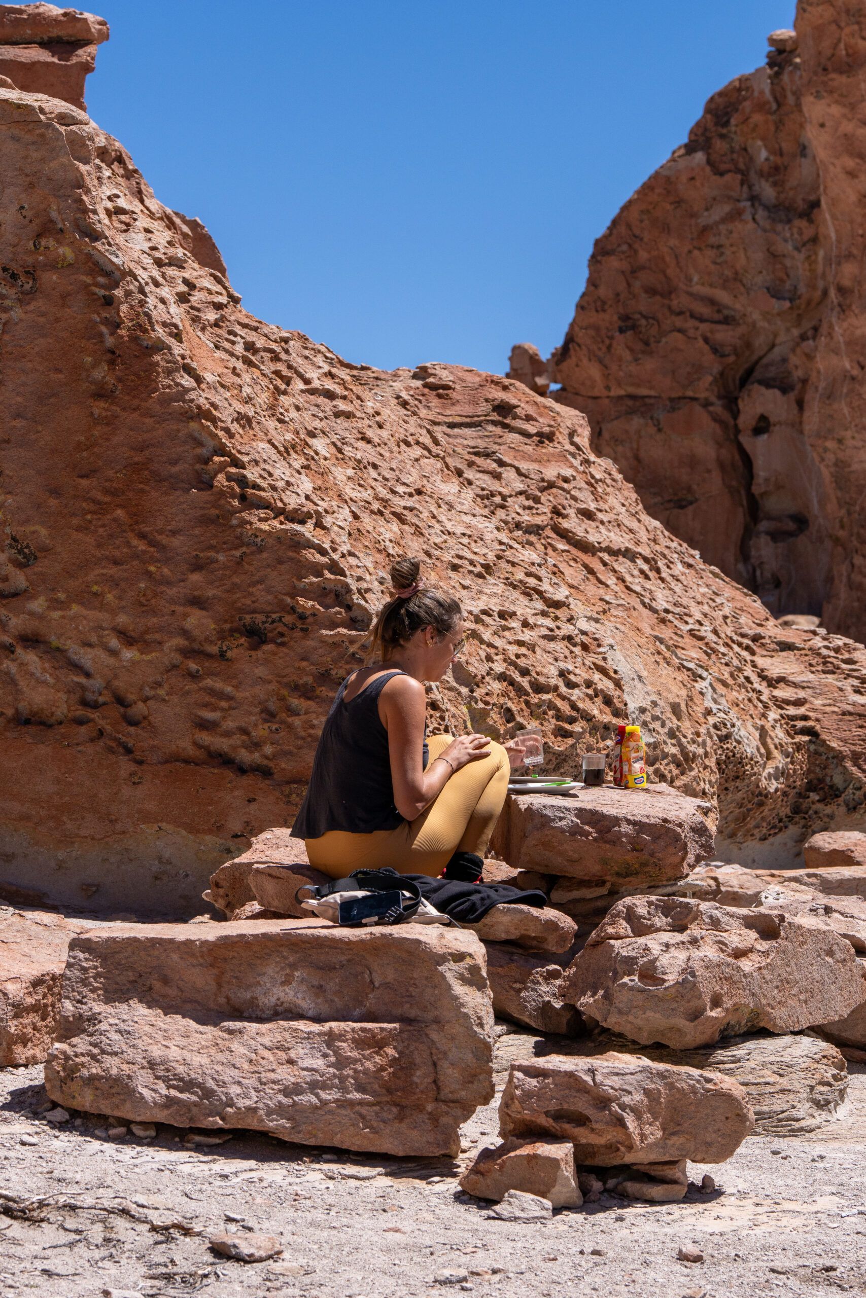 Almuerzo del segundo día en el tour hacia el Salar de Uyuni