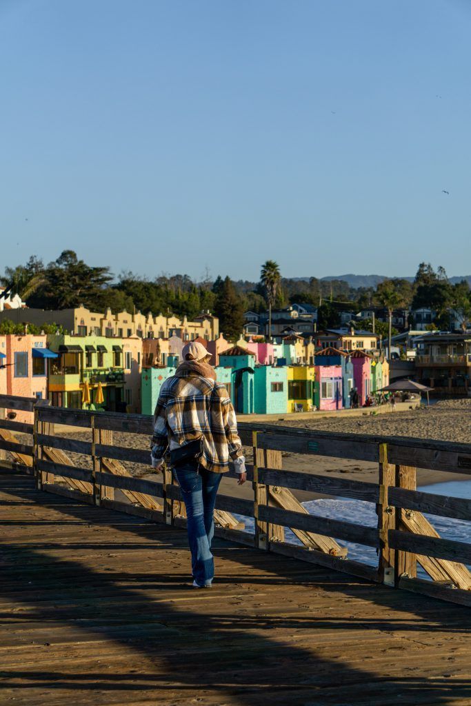 Amanecer en la playa de Capitola