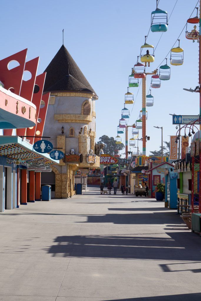 Cartel Beach Boardwalk en Santa Cruz