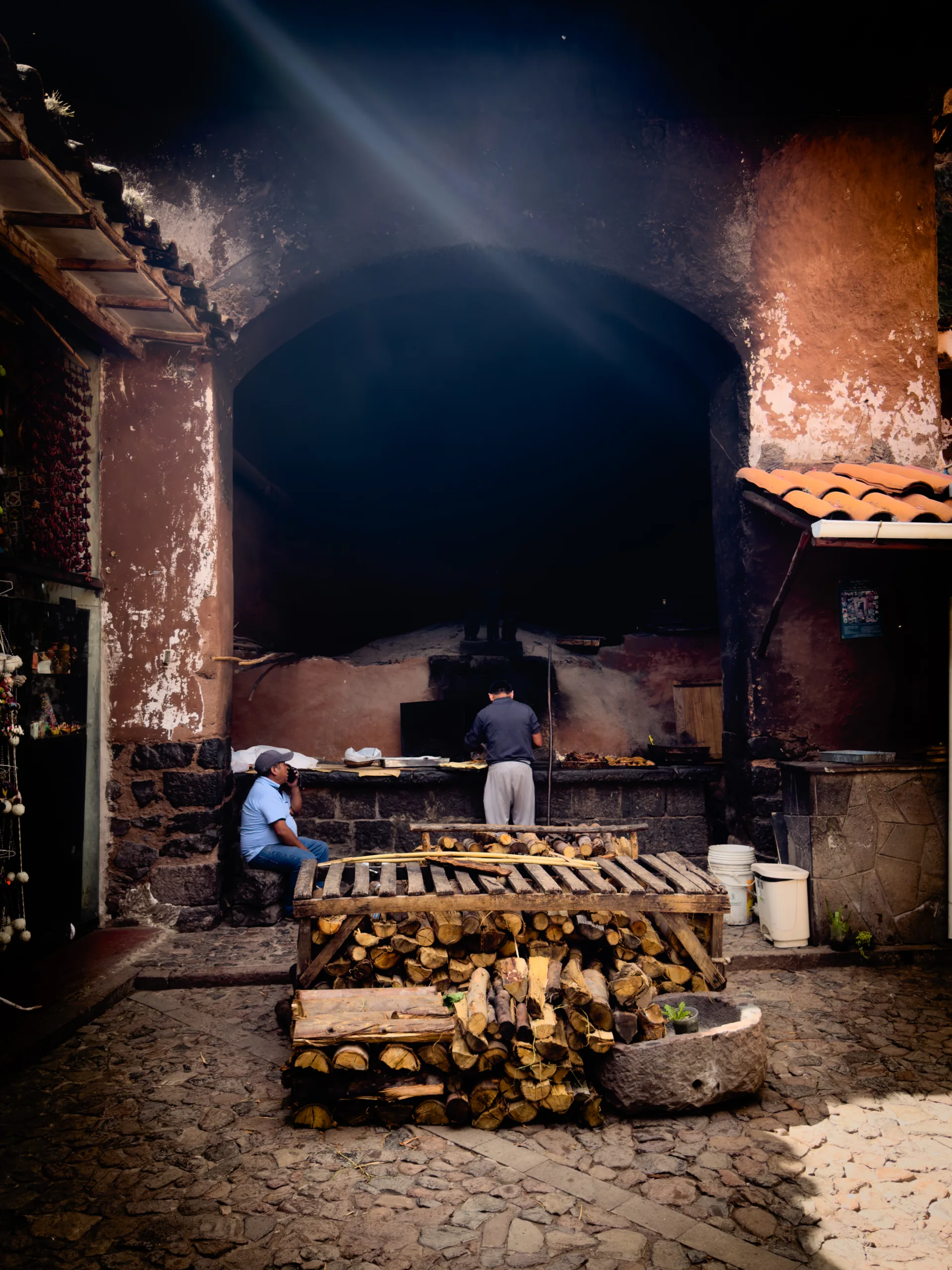 Horno comunitario en Pisac