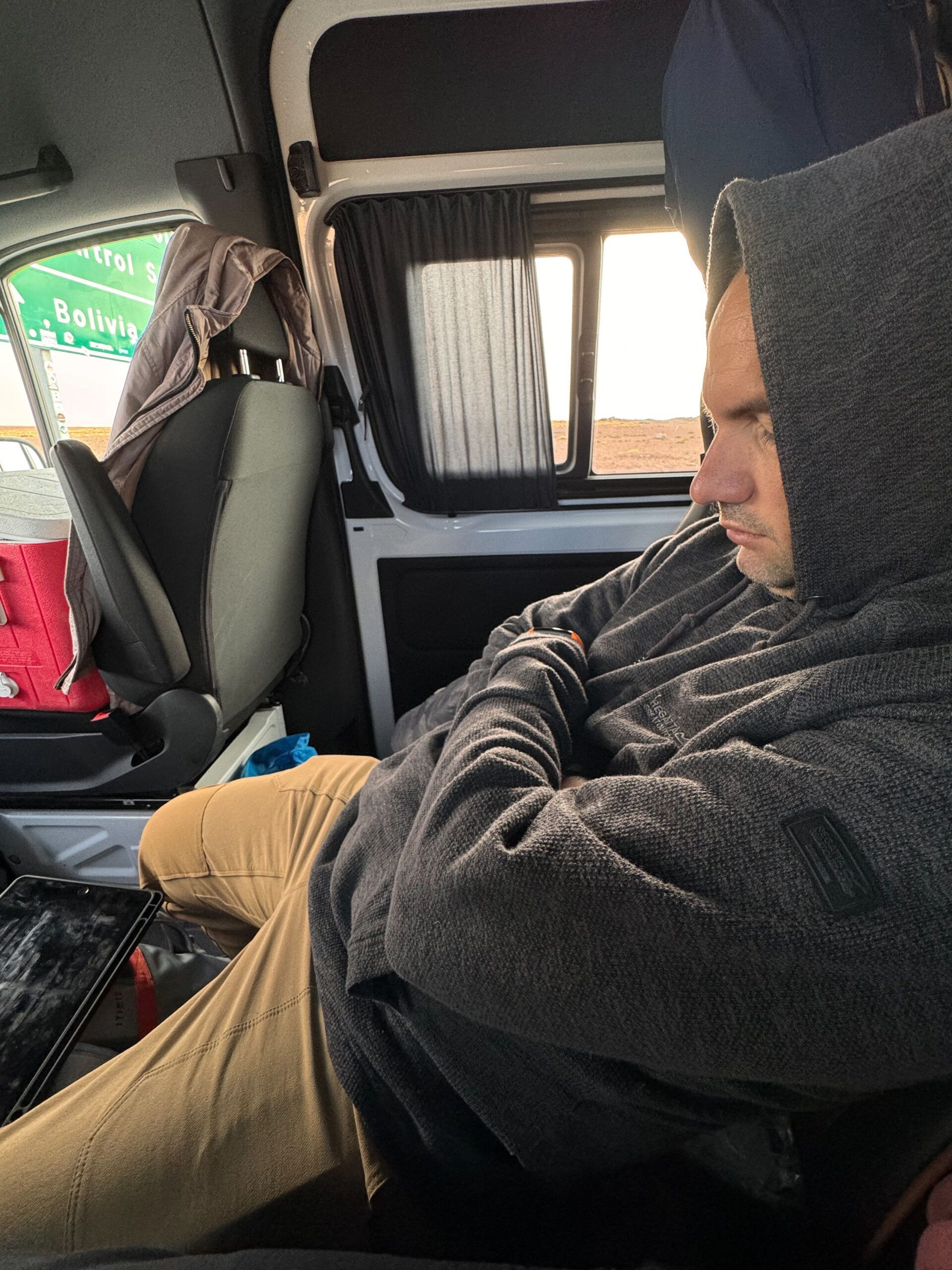 Horas de espera en el Paso Fronterizo Hito Cajón
