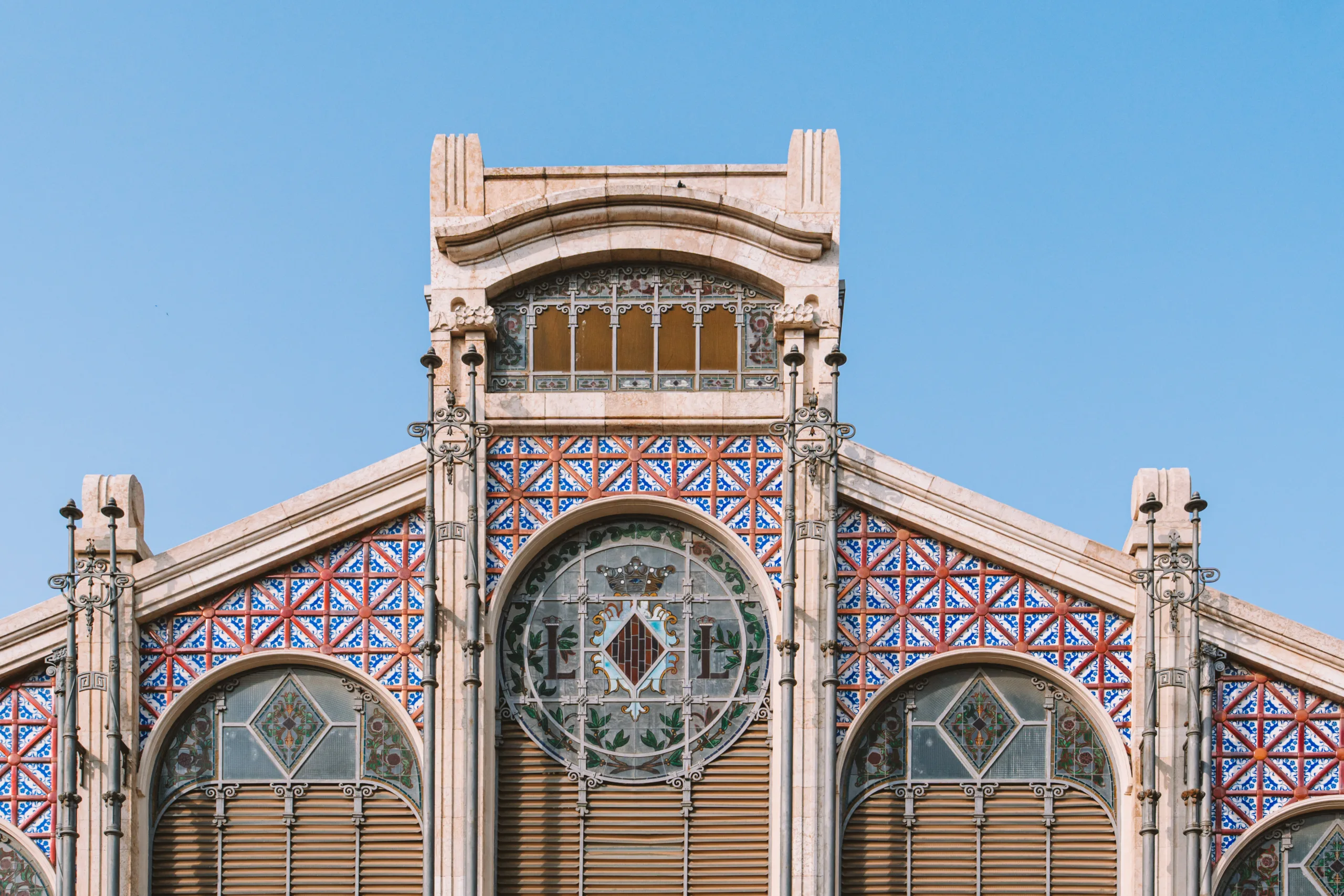 Fachada del Mercado Central de València